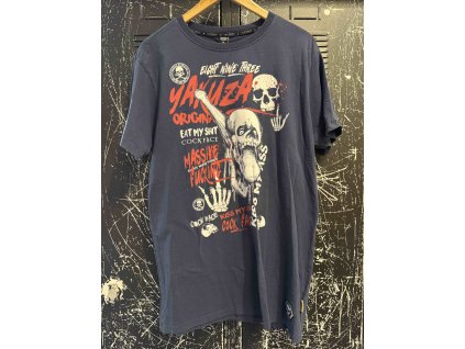 Pánské triko Yakuza Cock Face 12002 mood indigo (Velikost XXL)
