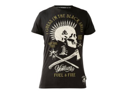 Pánské triko Yakuza Black sheep 15029 black (Velikost M)