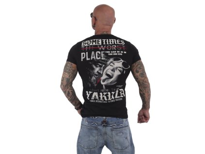 Pánské triko Yakuza Sometimes 15026 black (Velikost XXL)