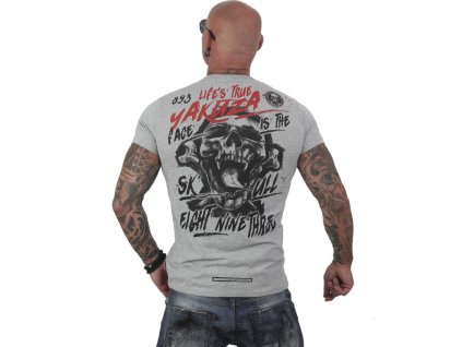 Pánské triko Yakuza TSB 12004 grey (Velikost S)