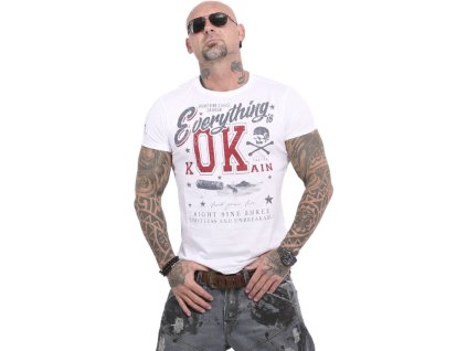 Pánské triko Yakuza TSB 14042 white (Velikost 3XL)