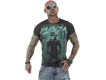 Pánské triko Yakuza TSB 13026 ebony (Velikost S)