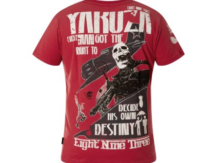 Pánské triko Yakuza TSB 18036 red (Velikost S)