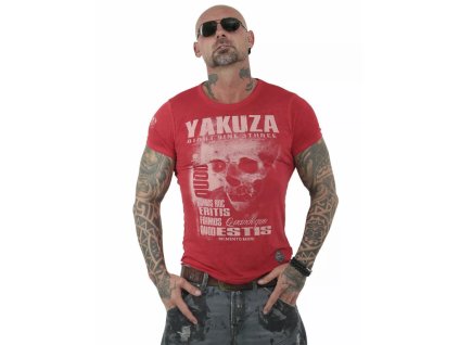 Pánské triko Yakuza 13049 red (Velikost XXL)