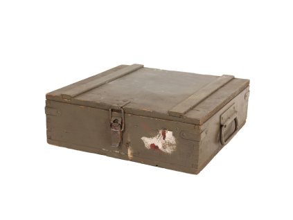 Bedna dřevěná od munice kufříková RG-4 použitá