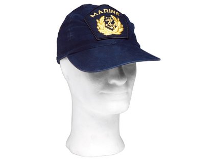 Čepice BW MARINE se žlutým emblemem MODRÁ (velikost 51-55)