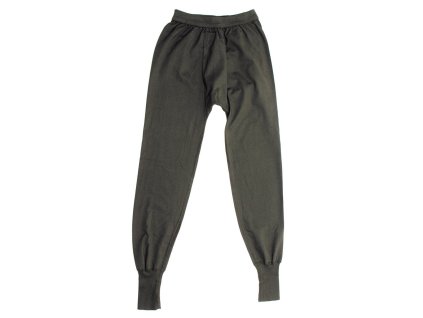 Spodky BW lehké kalhoty ZELENÉ použité (velikost 7)