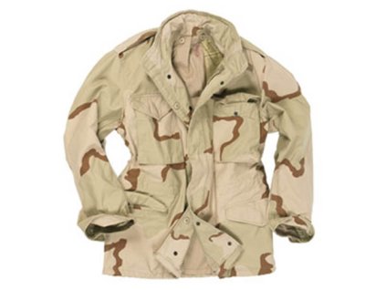Bunda US M65 3-COL DESERT použitá (velikost S-XS)