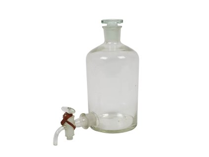 Demižon skleněný s kohoutkem 1l