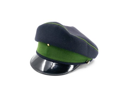 Brigadýrka BRITSKÁ dámská TMAVĚ MODRÁ-ZELENÁ (velikost 55)