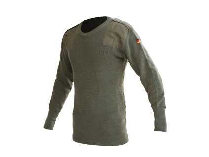 Svetr BW pullover ZELENÝ bez kapsy originál použitý (velikost 46)