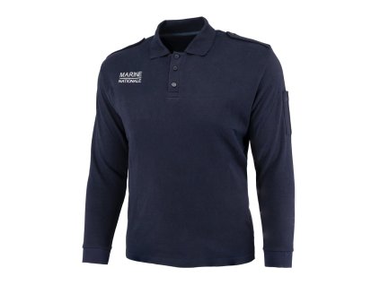 Polokošile dlouhý rukáv MARINE NATIONALE MODRÁ (velikost 96GM)
