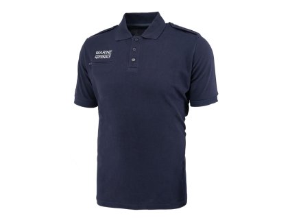 Polokošile s krátkým rukávem MARINE NATIONALE s kapsou MODRÁ (velikost 120)