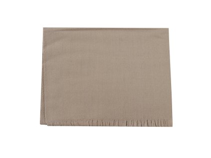 Šála AČR pletená vlněná SVĚTLE HNĚDÁ