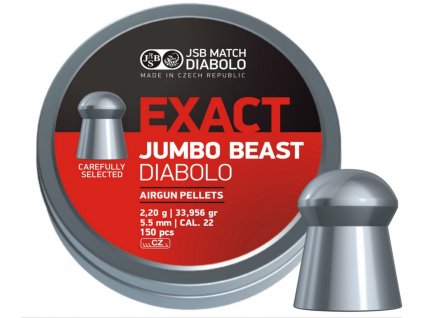 Diabolo JSB Exact Jumbo Beast 5,52mm 150ks