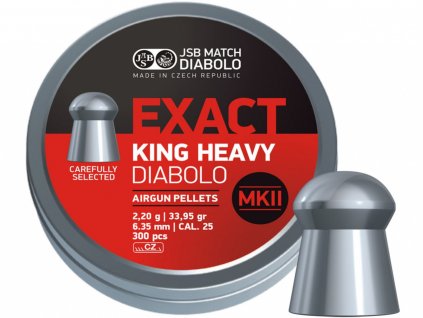 Diabolo JSB Exact King Heavy MKII 300ks cal.6,35mm