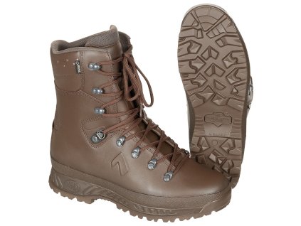 Boty GB Cold Wet Weather kožené HNĚDÉ (velikost 11)