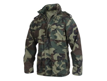 Bunda lightweight VINTAGE US M65 WOODLAND (velikost 3XL)