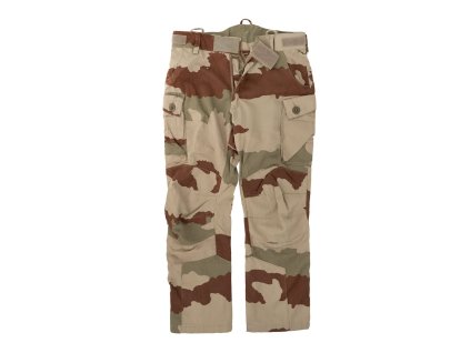 Kalhoty francouzské COMBAT F3 ZD CCE desert camo použité (velikost 92C)