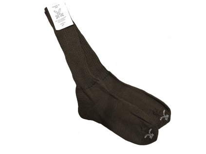 Ponožky zimní dlouhé 95 AČR ZELENÉ (velikost 24)