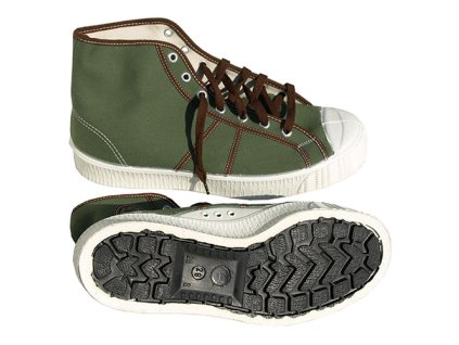 Boty / kecky AČR nízké zelené sportovní (velikost 23)