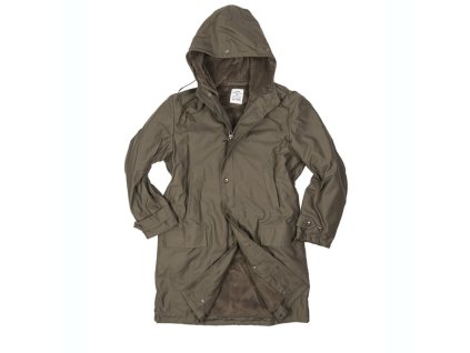 Bunda parka BW dlouhá s vložkou ZELENÁ (velikost 174/96)