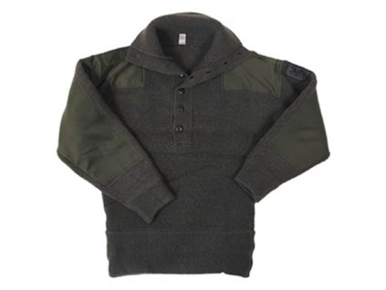 Svetr RAKOUSKÝ ALPIN s knoflíky ZELENÝ použitý (velikost 2)