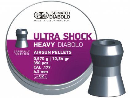 Diabolo JSB Ultra Shock Heavy 4,50mm 350ks