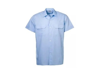 Košile služební BW krátký rukáv MODRÁ použitá (velikost 35/36)