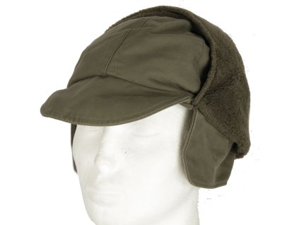 Čepice BW zimní s kšiltem ZELENÁ použitá (velikost 56)