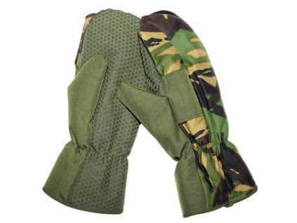 Rukavice britské MKIII 3prsté DPM použité (velikost L)
