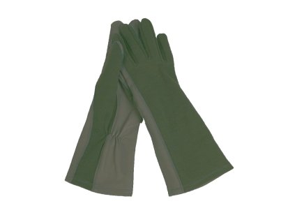 Rukavice BW pilotní ZELENÉ použité (velikost 6,5)