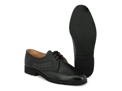 Polobotky 97 perforované AČR ČERNÉ (velikost 28)