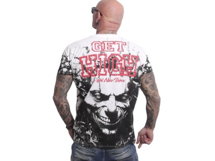 Pánské triko Yakuza Get High Allover 27009 black (Velikost L)