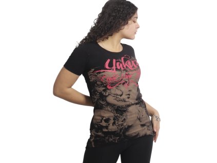 Dámské triko Yakuza Desire Long 27123 black (Velikost S)