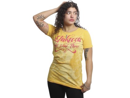 Dámské triko Yakuza Desire Long 27123 banana (Velikost S)