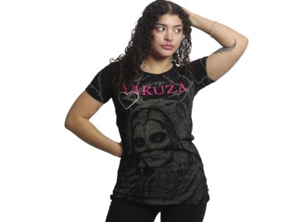 Dámské triko Yakuza Thorns Allover 27124 black (Velikost S)