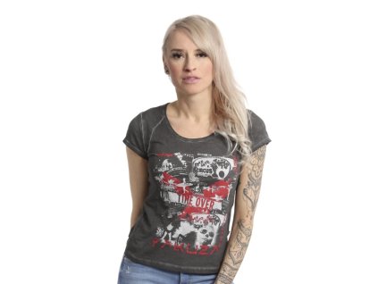 Dámské triko Yakuza GSB 18142 athrazit (Velikost XS)
