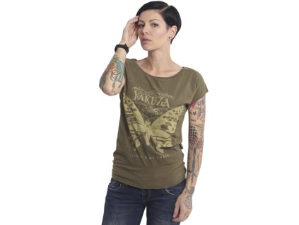 Dámské triko Yakuza GSB 17124 grape leaf (Velikost XXL)