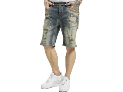 Pánské Yakuza Kraťasy Cargo Shorts CSB 18072 mid blue (Velikost 38)