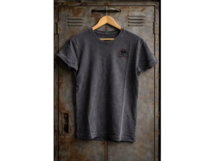 Pánské triko LEGAL LIFE casual wash it dark black (Velikost M)