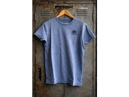 Pánské triko LEGAL LIFE casual wash it denim blue (Velikost M)