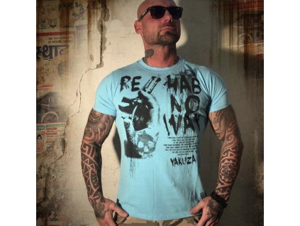 Pánské triko Yakuza TSB-511 blue atoll (Velikost 4XL)