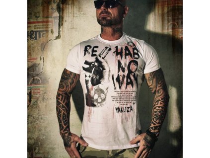 Pánské triko Yakuza TSB-511 white (Velikost 4XL)