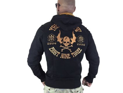 Pánská mikina Yakuza HOB-7022 black (Velikost S)