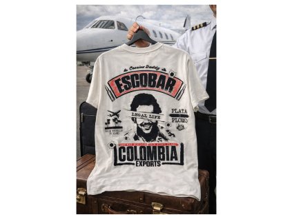 Pánské triko LEGAL LIFE Escobar cream (Velikost M)