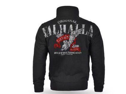 Pánská mikina se zipem Thor Steinar Valhalla black (Velikost L)
