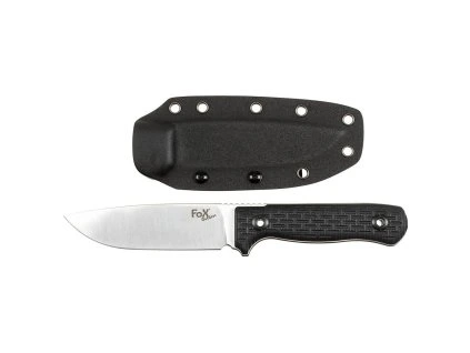 Nůž BUSHCRAFT s kydexovým pouzdrem ČERNÝ