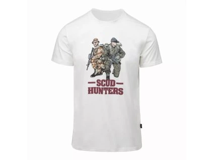 Triko SCUD HUNTERS BÍLÉ (velikost 3XL)