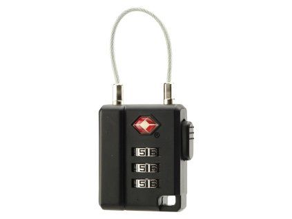 Zámek TSA s lankem ČERNÝ